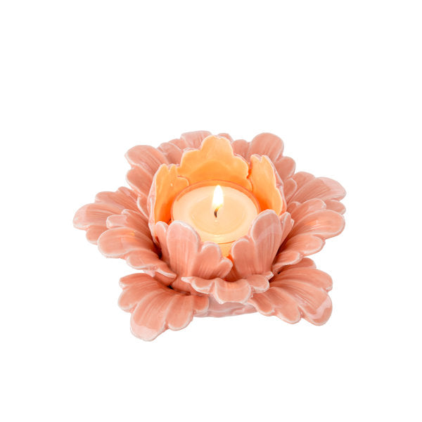 Coral Bloom Tealight Holder by Idaba Coral Bloom Tealight Holder by Idaba
