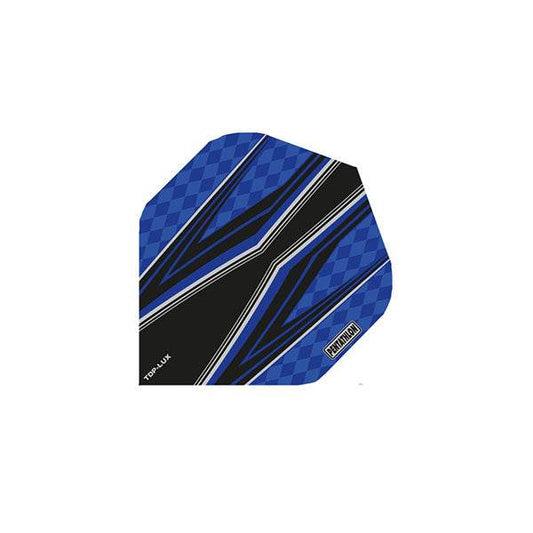 Pentathlon Flights standard size 100 micron blue and black dart flight