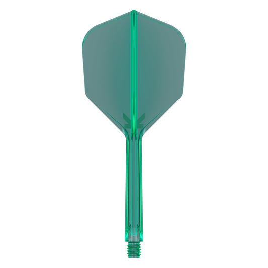 K-Flex Shape No.2 Flight & Shaft Green medium
