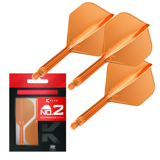 K-Flex Shape No.2 Flight & Shaft Orange
