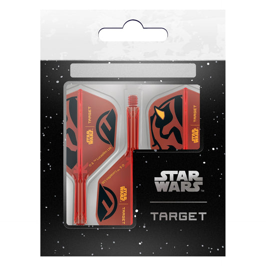 Star Wars Target darts packaging with red and black design on a white background