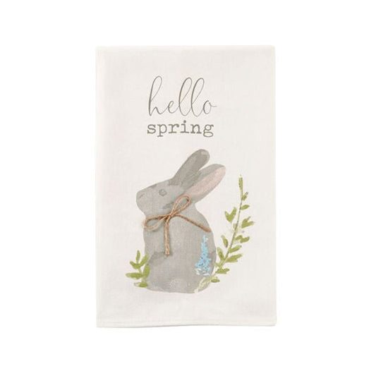 Spring Watercolour Cotton Towel