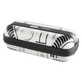 Black and white rectangular case with 'Target' branding on a white background Black and white rectangular case with 'Target' branding on a white background