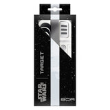 Packaging of a Star Wars product with Target and BOA logos on a white background Packaging of a Star Wars product with Target and BOA logos on a white background