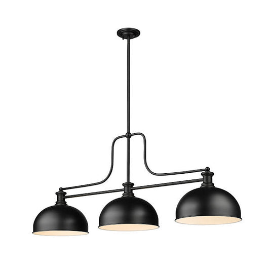 Melange Matte Black 3 Shade Light