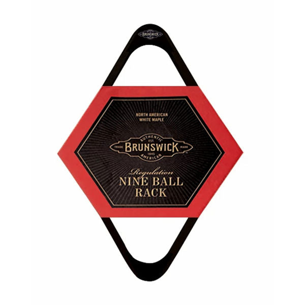 9-Ball Rack 2 1/4" by Brunswick packaging 9-Ball Rack 2 1/4" by Brunswick packaging