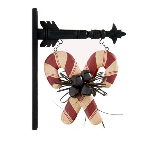 Decorative Wood Arrow with Hanging Sign