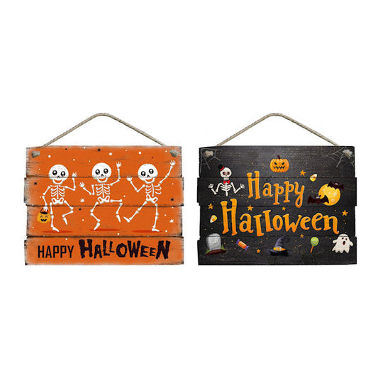 Happy Halloween Distressed Wood Signs
