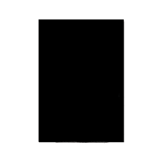 Large plain black chalkboard for cricket and dart scorekeeping with smooth writable surface 16x24 inches