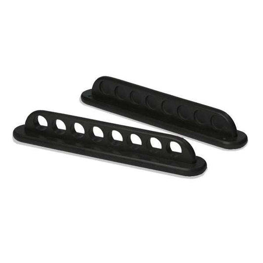 Dufferin Deluxe Two Piece 8 Cue Rack solid wood wall-mounted pool cue holder for 8 cues
