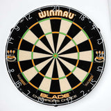 Winmau Champions Choice dual core dartboard with thinner wiring and carbon diffusion technology for enhanced scoring and durability Winmau Champions Choice dual core dartboard with thinner wiring and carbon diffusion technology for enhanced scoring and durability