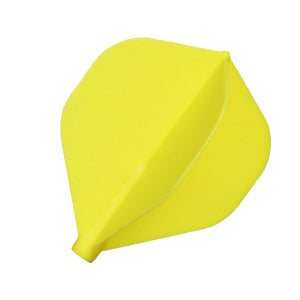 Yellow Fit Flight Standard durable molded dart flight with rigid material for stability