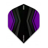 Pentathlon HD150 Flights heavy duty purple and black dart flights with 150 micron material pack of 3 Pentathlon HD150 Flights heavy duty purple and black dart flights with 150 micron material pack of 3