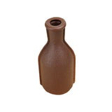 brown textured plastic pea pool bottle for shaking and storing numbered peas in Kelly pool game brown textured plastic pea pool bottle for shaking and storing numbered peas in Kelly pool game