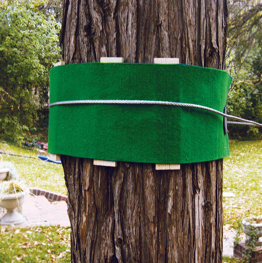 Slackers Tree Huggerz shown on a tree