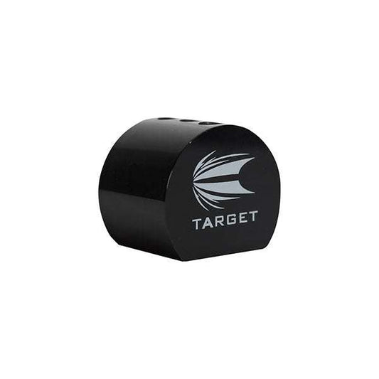 Gloss black acrylic Target Display Stand for storing and displaying steel and soft tip darts