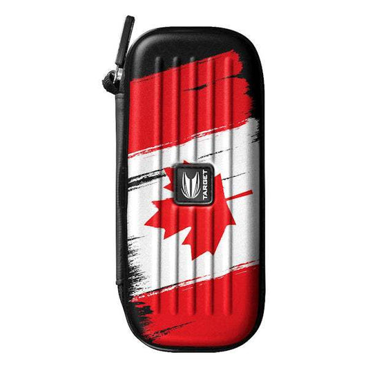 Takoma Canadian Wallet with Canadian flag design, durable EVA material and velvet interior for dart protection
