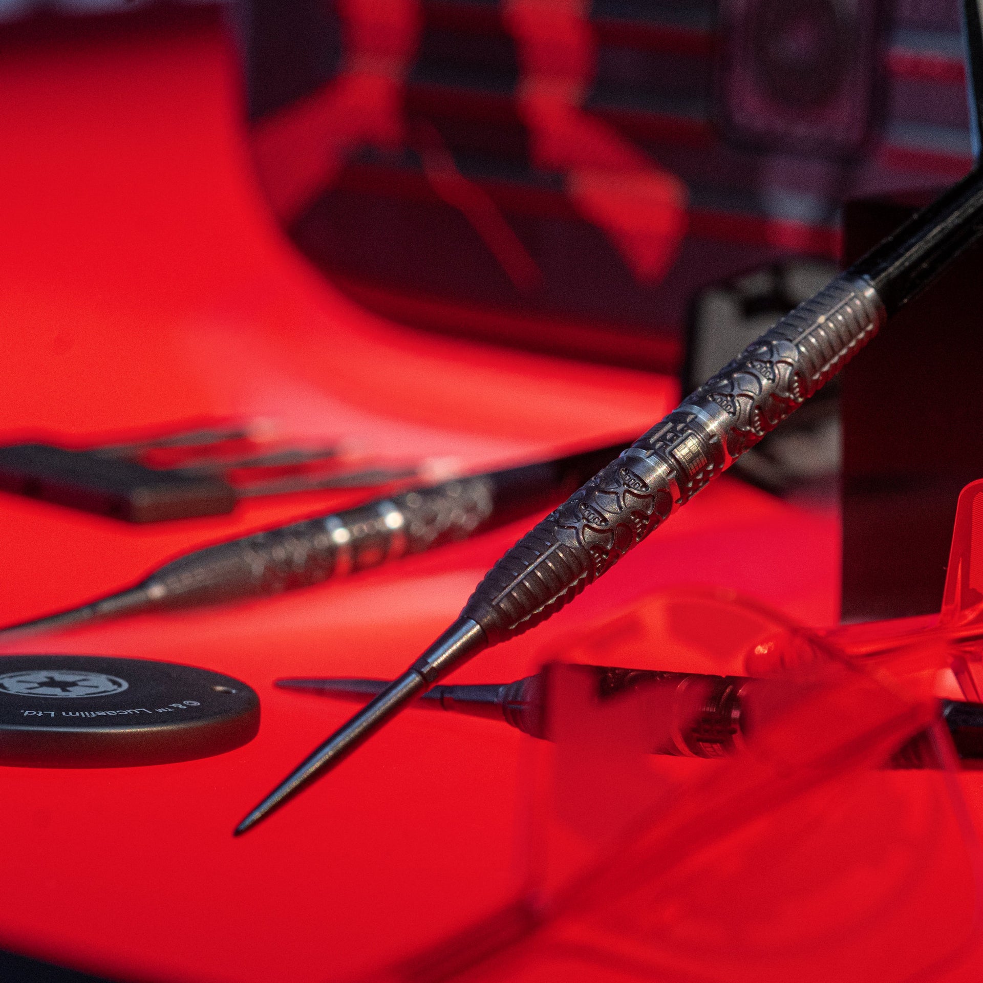 STAR WARS™ Darth Vader 95% SP Darts close up of barrel STAR WARS™ Darth Vader 95% SP Darts close up of barrel