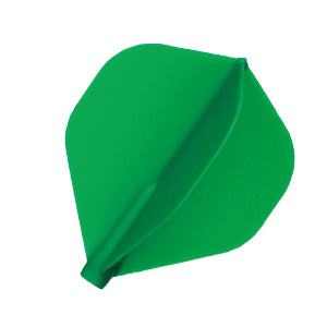 Green Fit Flight dart flight, standard size, durable molded design for stability and reduced deflection
