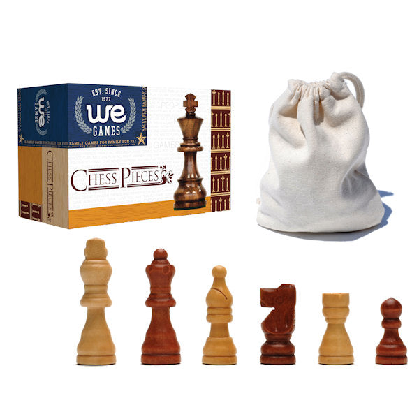 Chessmen Classic Staunton 32 Pieces Non-weighted Sanders Recreation
