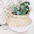 indaba 1-6626 Baby Belly Basket, White