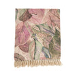 Floral Throw, Pale Print 1-7145