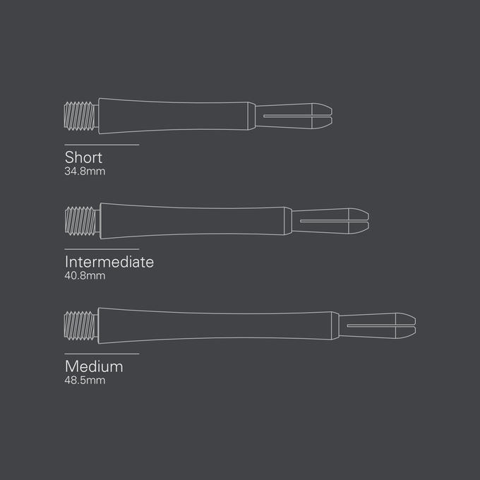 Grip Style Aluminium Shafts lengths
