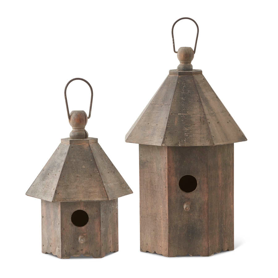 Hanging Wood Bird house 14515A 