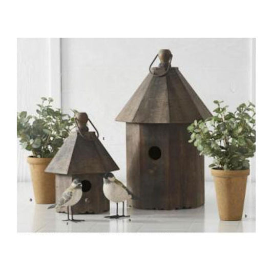 Hanging Wood Bird house 14515A room  Setting
