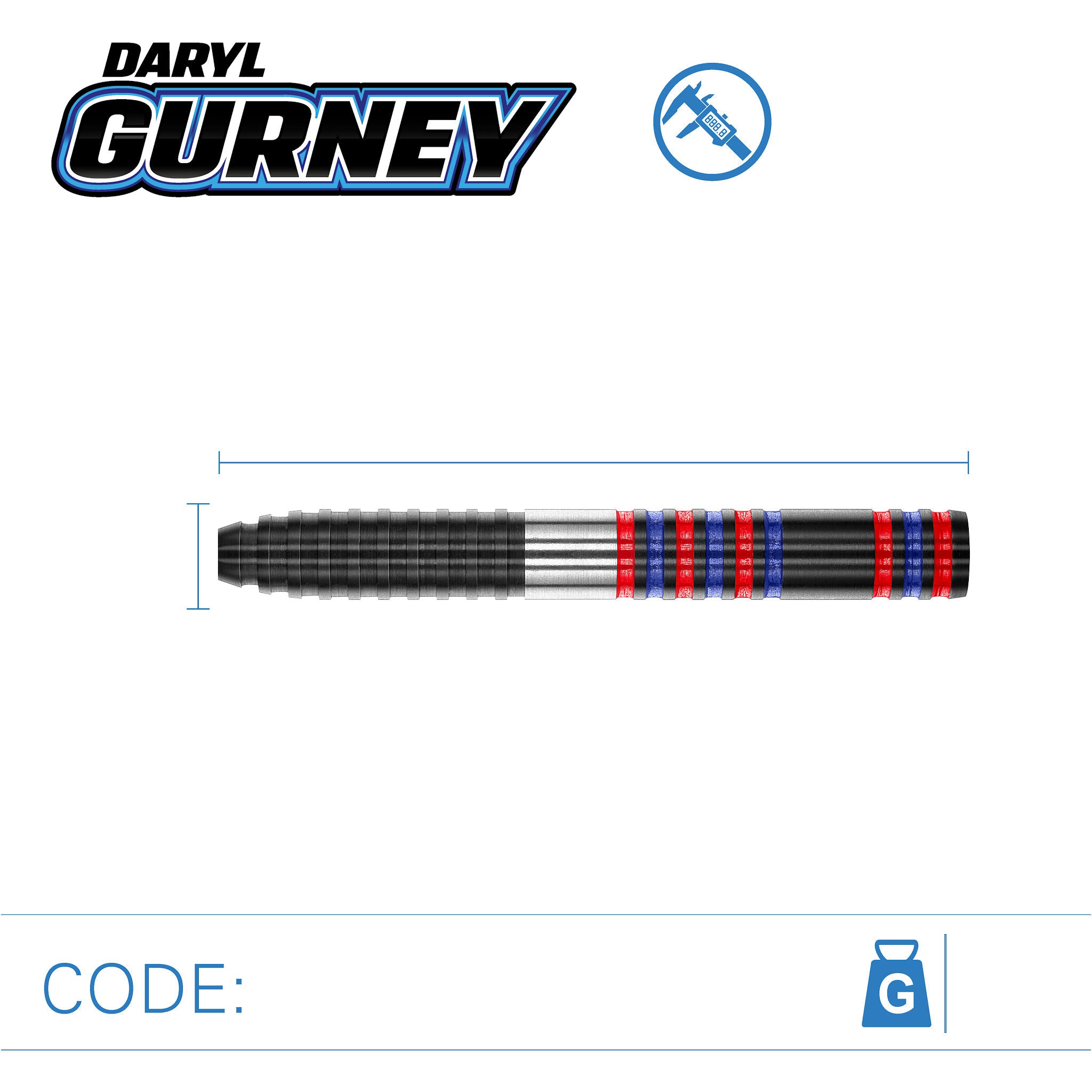 Daryl Gurney 85% Tungsten close up of barrel