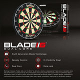 Winmau Blade 6 Dual Core Dartboard information