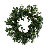 Rubber Plant 31" Wreath, Green