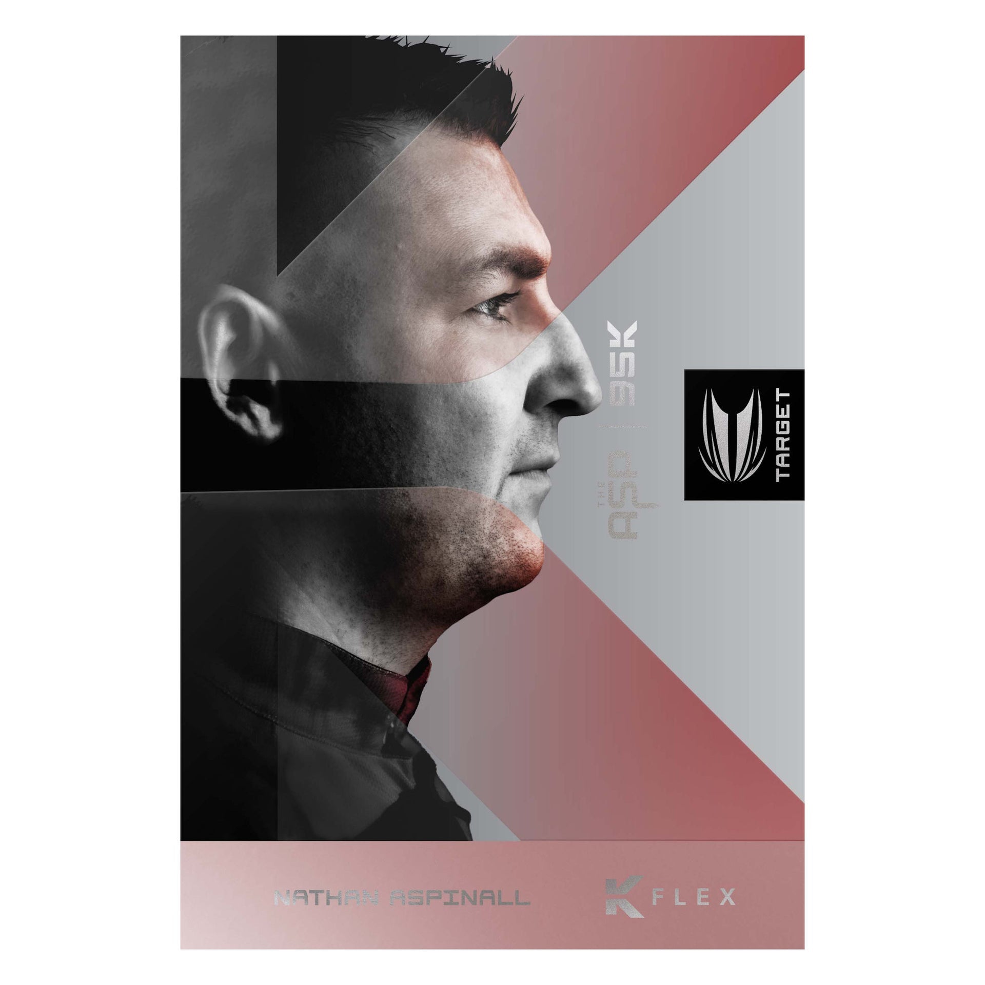 Nathan Aspinall 95K SP 95% Tungsten dart packaging with 'Target' branding on a white background