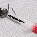 Elysian Archetype 43 SP 95% Tungsten close up one dart on checkered background