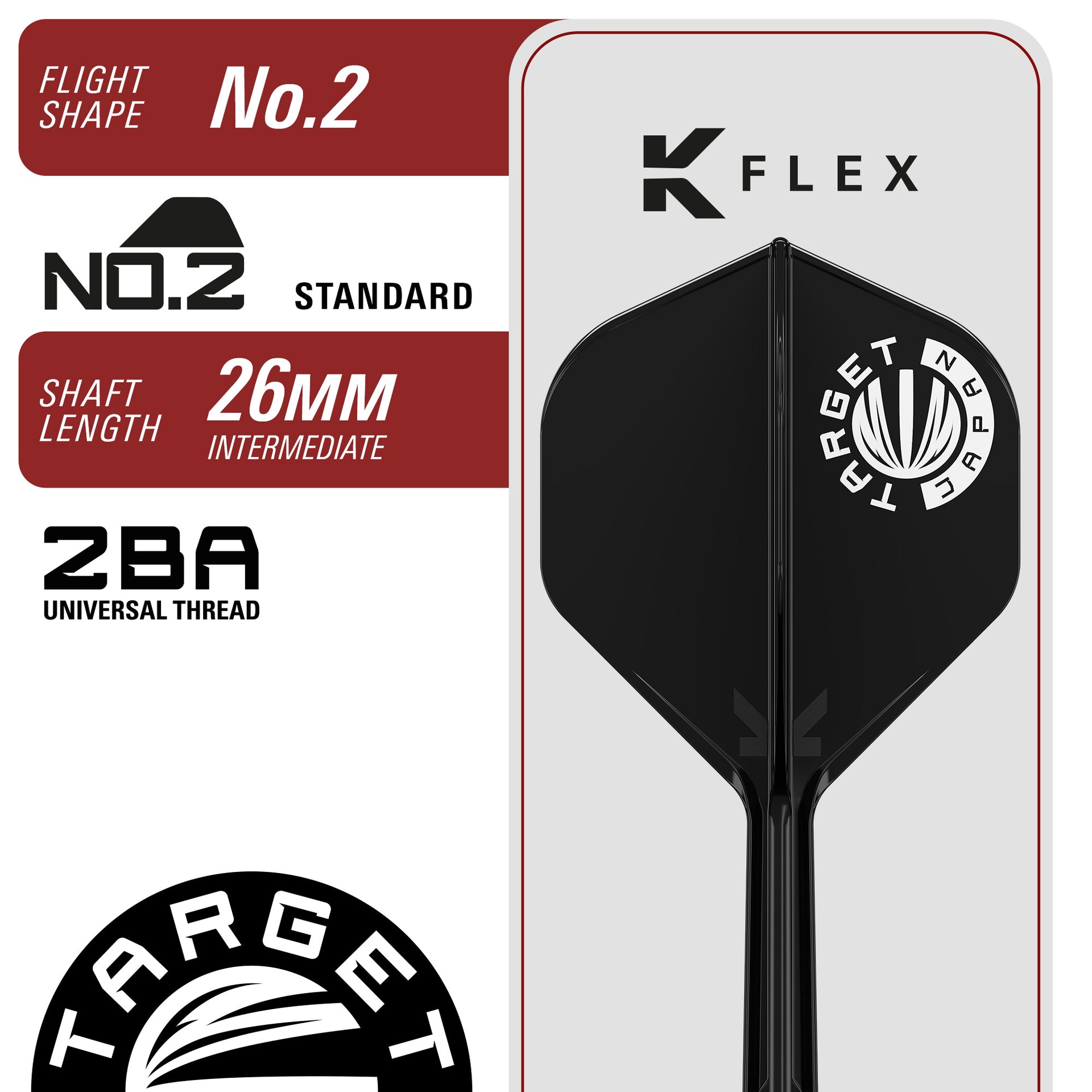 Paul Lim G10 SP 90% Tungsten darts specs of the No. 2 K-Flex