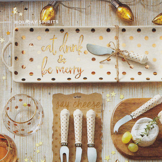 Eat drink and be merry platter