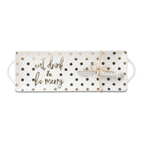 Eat Drink & Be Merry platter & spreader set