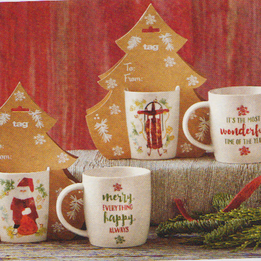 Holly Jolly Gift Mug - Santa