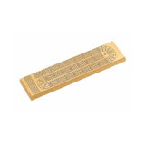 3 Track Cribbage Board Natural