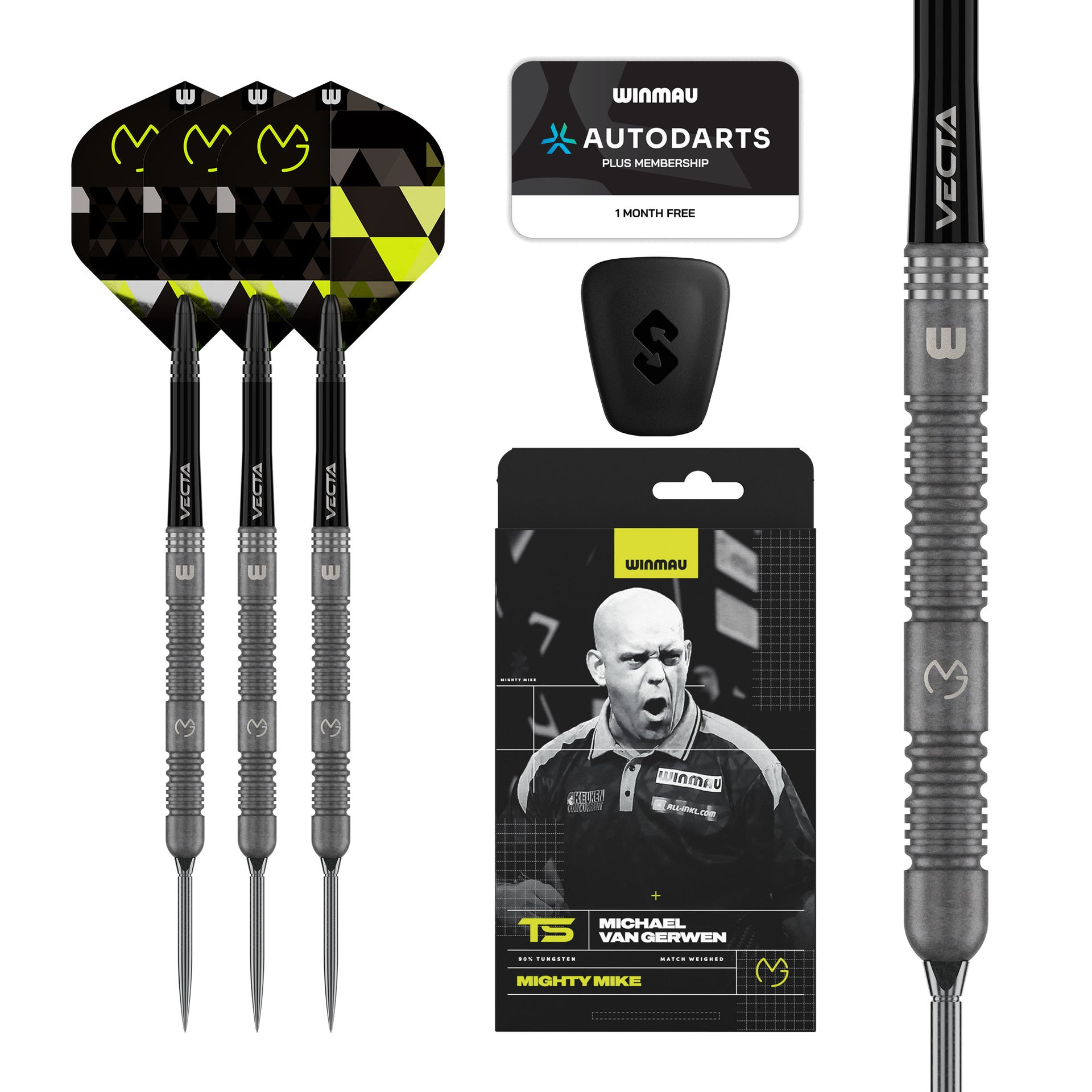 MVG TS 90% Tungsten Switch Darts what's in the box