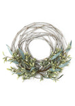 Pine Wreath w/berries Ratton