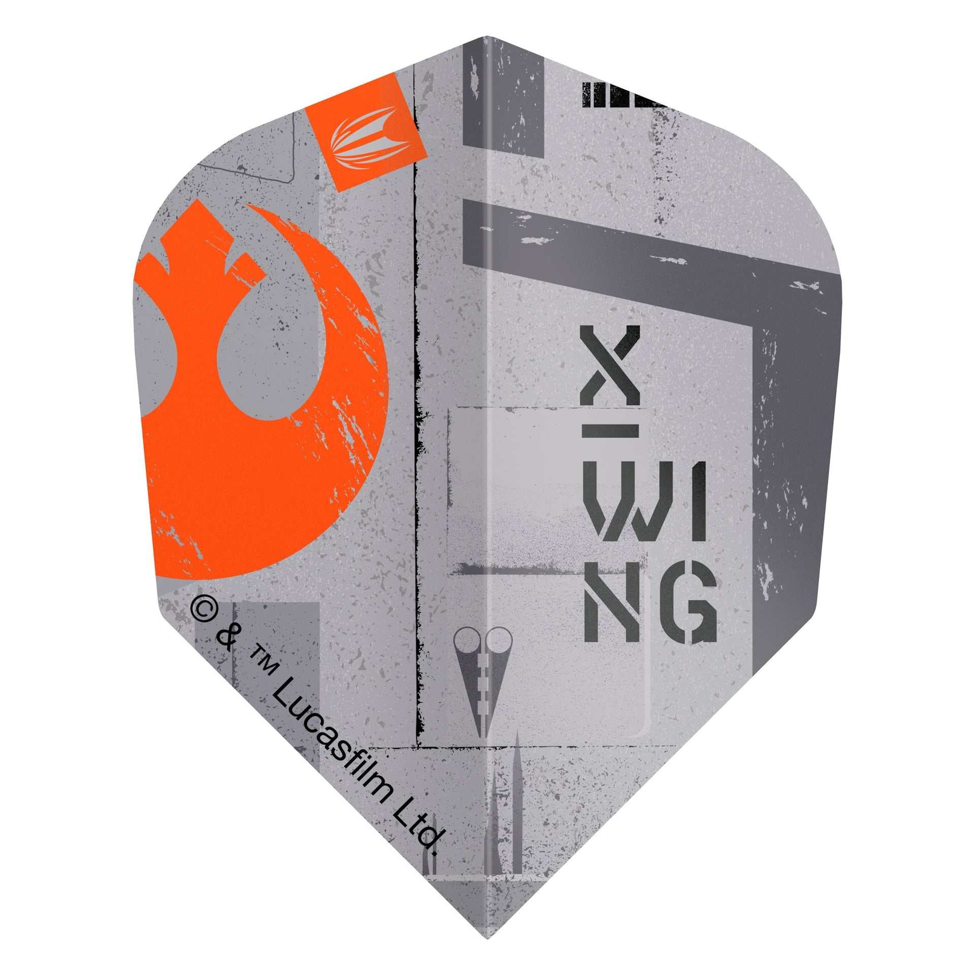 STAR WARS™ X-Wing Flights dart accessories with Rebel Alliance graphics and durable 100-micron material
