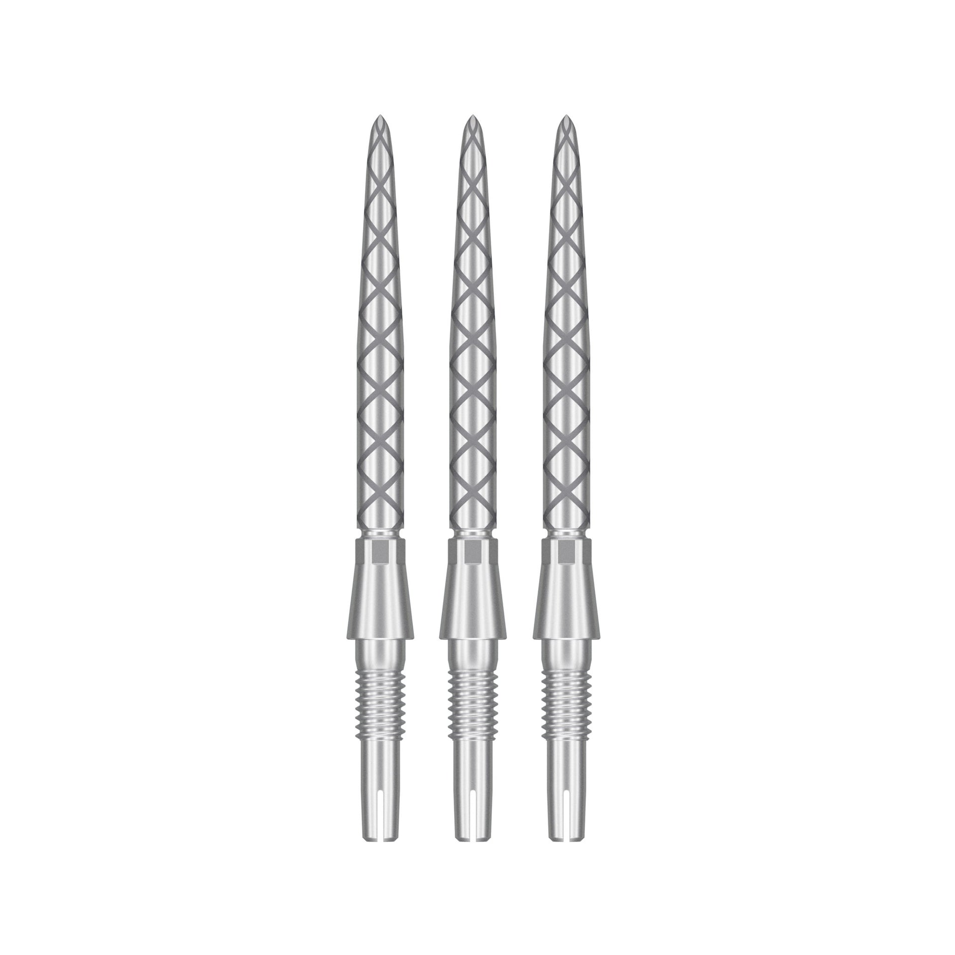 Swiss Storm Diamond Pro Points showing silver diamond-milled points