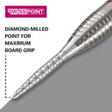 Swiss Storm Diamond Pro Points showing silver diamond-milled point
