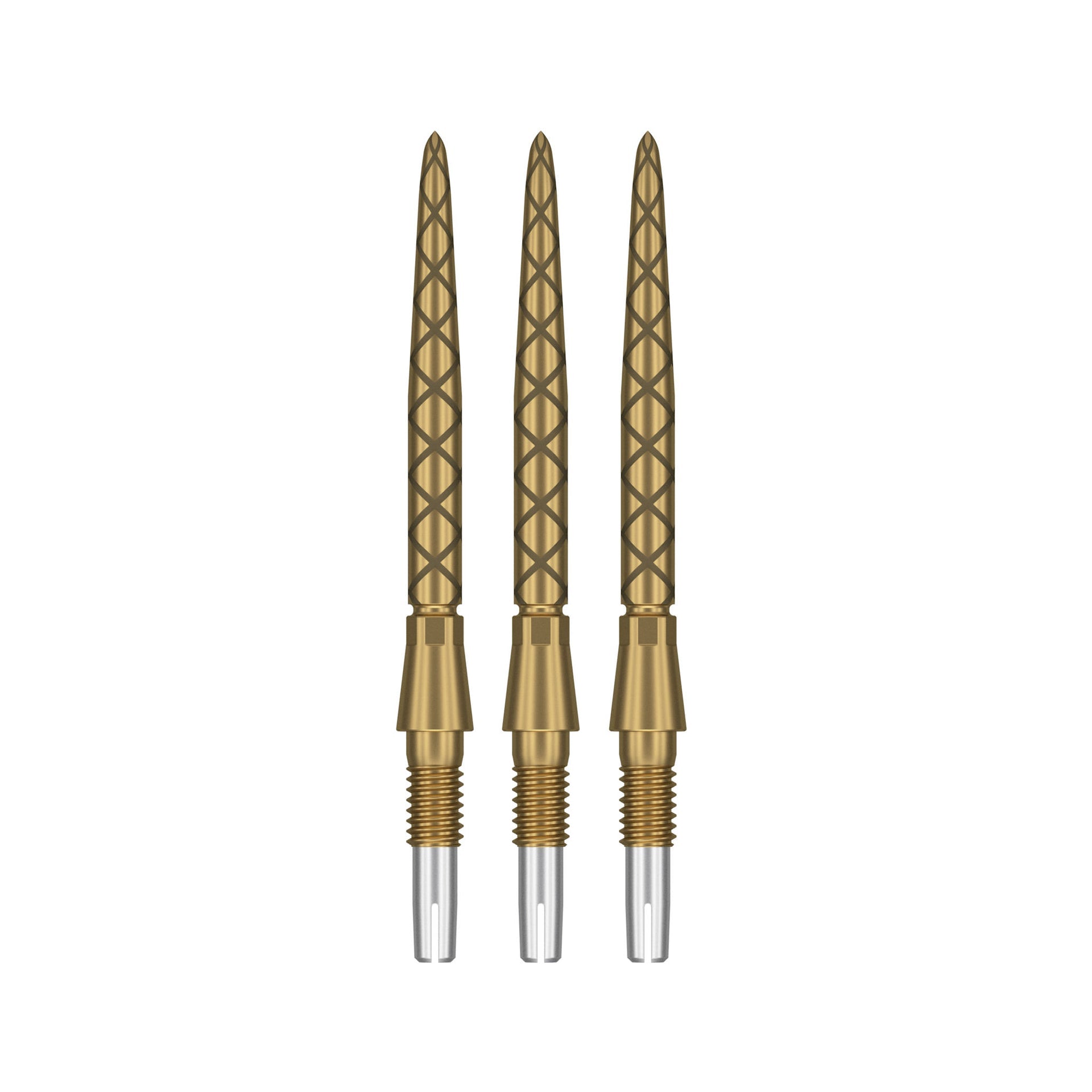 Swiss Storm Diamond Pro Points showing gold diamond-milled points