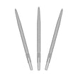 Set of three precision Swiss SLK Points for darts with rough texture and Swiss Point technology for quick, secure swaps.