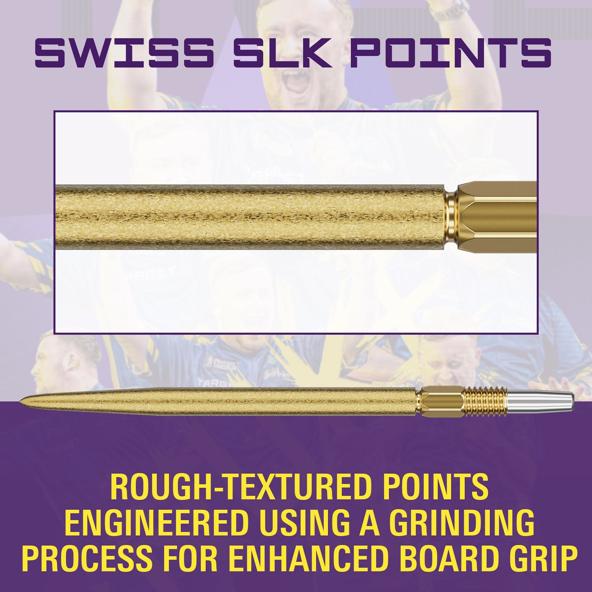 Swiss SLK Points gold close up