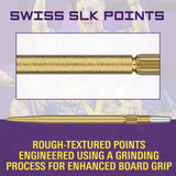 Swiss SLK Points gold close up