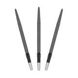 Three Swiss SLK Points with rough-textured, precision-ground tips for improved dartboard grip and reduced bounce-outs.