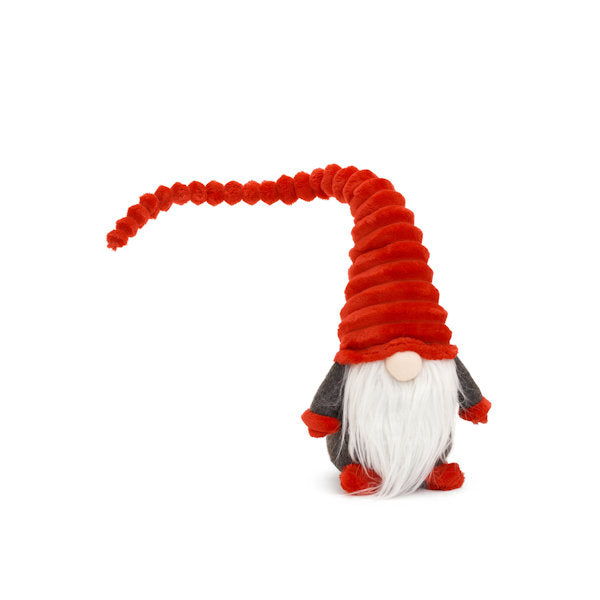 Santa Gnome Velvet Red Hat
